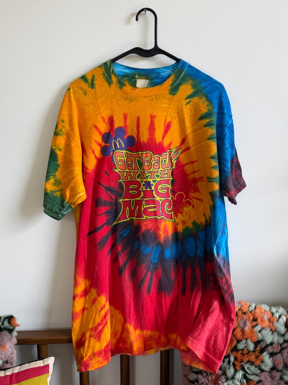 VINTAGE MCDONALDS / COCA COLA TYE DYE  PROMO TEE